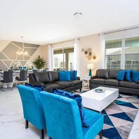 Marvelous 7Bd/5Ba Family Friendly W/ Gameroom & Pool Close To Disney 1201 Kissimmee Exterior photo